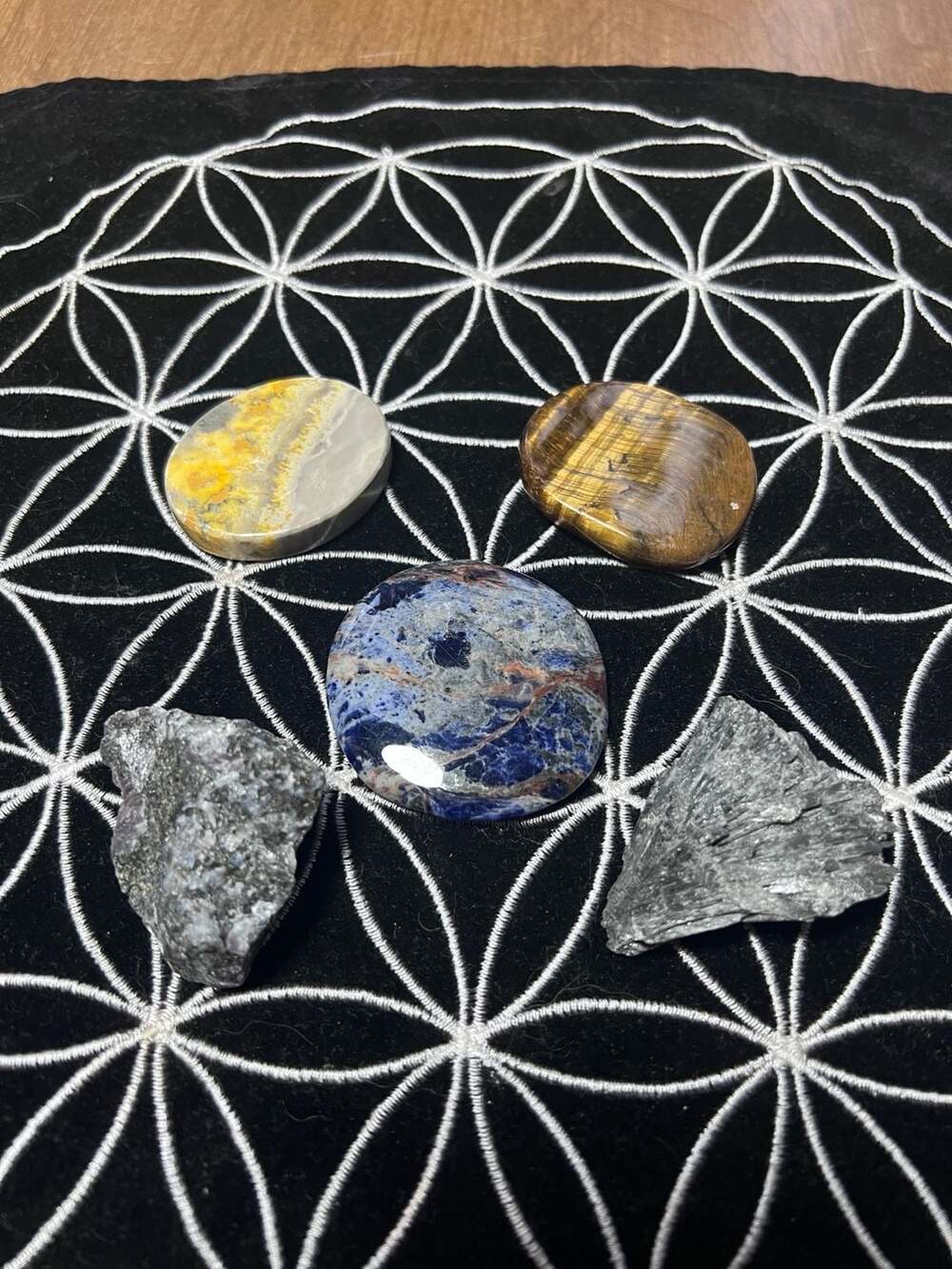 5-Piece Crystal Palmstone Set
